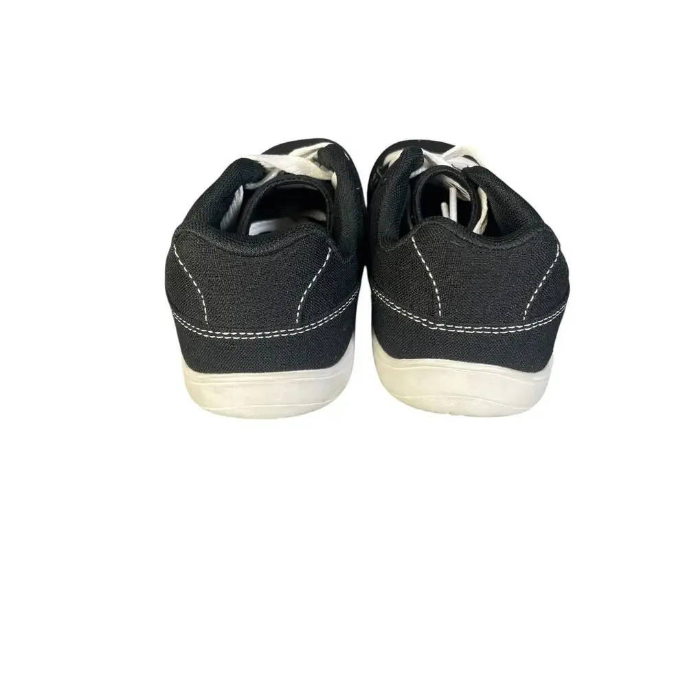Hobibear Unisex Black Wide Toe Minimalist Barefoot Sneakers Size-38 W-7 M-6